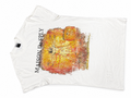 cream maison desply burn tee shirt